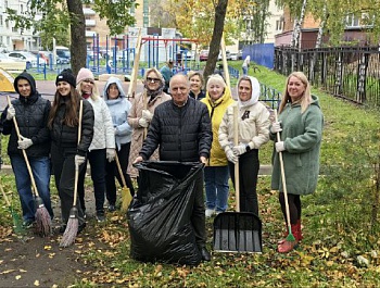 Сотрудники ООО "ЕРКЦ гор. Уфы" приняли участие в акции "Санитарная пятница" 