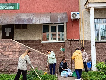 Сотрудники ООО "ЕРКЦ гор. Уфы" приняли участие в акции "Санитарная пятница" 